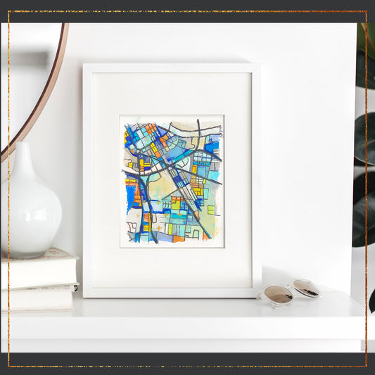 Wedgewood Houston - Blue and Orange