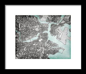 Boston, MA - Framed Print