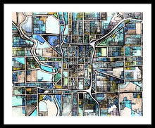 Load image into Gallery viewer, Indianapolis, IN - Framed Print