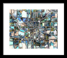 Load image into Gallery viewer, Indianapolis, IN - Framed Print