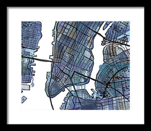 Manhattan, NY - Framed Print