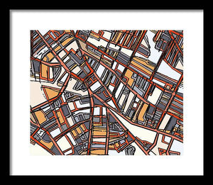 Cambridge, MA (Porter Square) - Framed Print